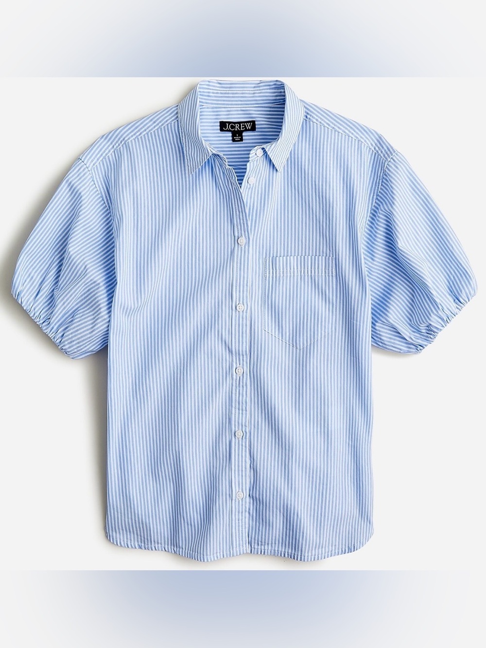 J.Crew Spring garden top in cotton poplin stripe